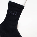 Black Panther Socks | Ribbed Bamboo Socks | Black Socks: UK Adult 4-7 / Single Pair / Black Panthers