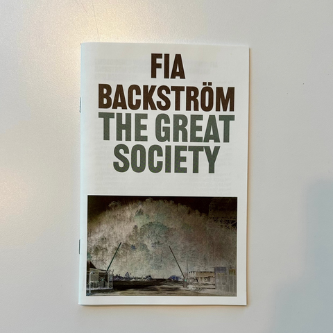 Fia Backström: The Great Society