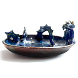 Sapphire Sea Serpent Bowl