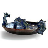Sapphire Sea Serpent Bowl