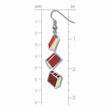 Red Books Earrings, MADE in USA