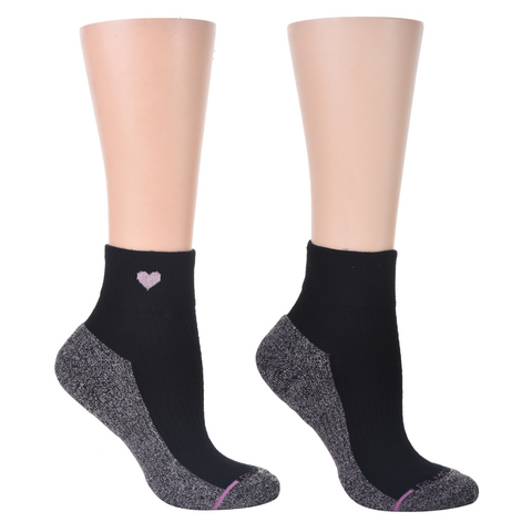 Heart | Quarter Compression Socks for Women