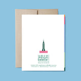 New York Subway Happy Belated Birthday Card