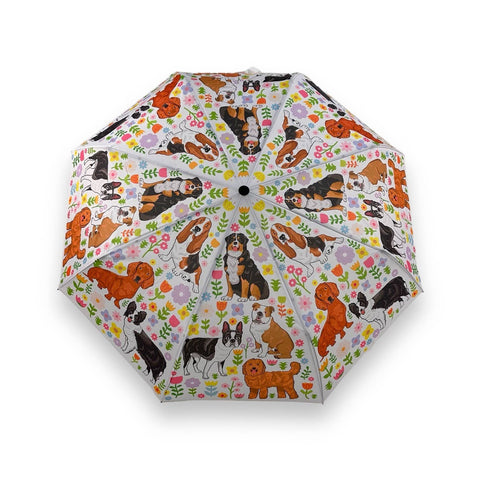 Spring Puppy Dogs Umbrella