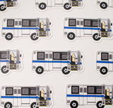 NYC Bus  Sticker, Pigeon