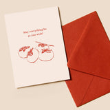 Four Persimmons 柿柿如意 Greeting Card