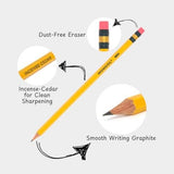 Mongol Incense Cedar #2 Pencil 24-Pack - Pre-sharpened
