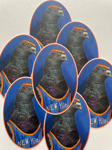 Knicks Pigeon Sticker