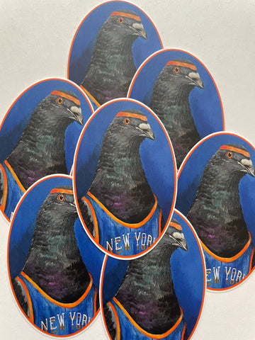 Knicks Pigeon Sticker