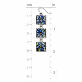 Tiffany Clematis Dangle Earrings, MADE in USA