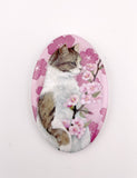 Spring Cat Magnet