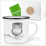 Spectacled Owl Ceramic Mug