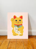 Lucky Cat Art Print
