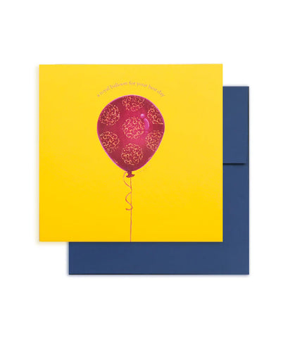 Royal Balloon Congratulations Card