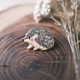 Hedgehog Enamel Pin