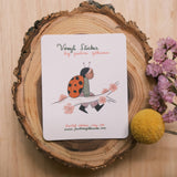 Ladybug Matte Vinyl Sticker