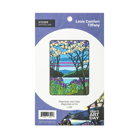 Sticker - Magnolias and Irises - Tiffany