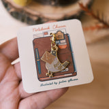 Pigeon Snail Mail Notebook Charm