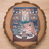 Quilt Fort Postcard Art Print