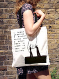 Funny Went Shopping David Shrigley Tote Bag