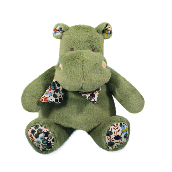 Almond Green Bandana Hippo Plush