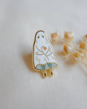 Shy Ghost Enamel Pin