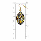 Tiffany Daffodil Earrings, MADE in USA
