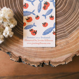 Sardines with Tomato Pattern Bookmark (Summer 2025)