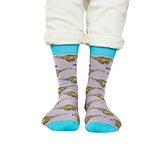 Cheetah Socks | Bamboo Socks | Purple Socks | Safari Socks