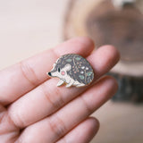 Hedgehog Enamel Pin