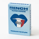 French Travel Playing Cards in Tin Travel Case