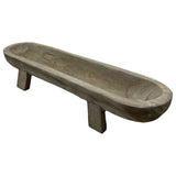 22" Wide Decorative Wood Bowl In Brown