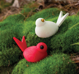 Swedish Wooden Bird - Dark Blue