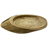 12" Wide Decorative Wood Bowl In Brown