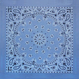 Bandanna - 35" Grande MADE IN USA - Chambray Paisley