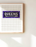 Queens NY Subway Sign Print