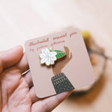 Sampaguita Jasmine Enamel Pin
