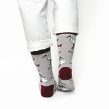 Stork Socks | Bamboo Socks | Grey Socks