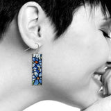 Tiffany Clematis Earrings, MADE in USA