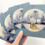 NYC Pigeon Holiday Card