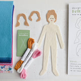 Terrace Design Set - A Felt Doll Craft Kit