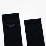 Black Panther Socks | Ribbed Bamboo Socks | Black Socks: UK Adult 4-7 / Single Pair / Black Panthers