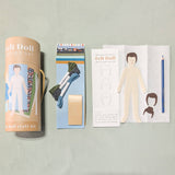 Cape Design Set - a modern paper doll craft kit