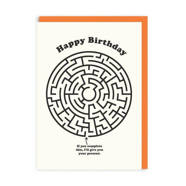 Happy Birthday Maze