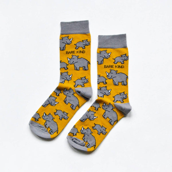 Bamboo Socks - Rhinos