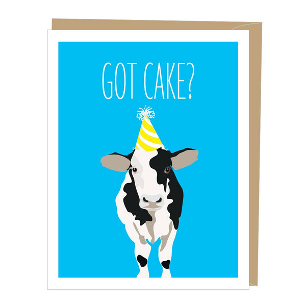 Cow Got Cake Greeted Birthday Card