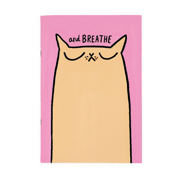 Breathe Cat Notebook