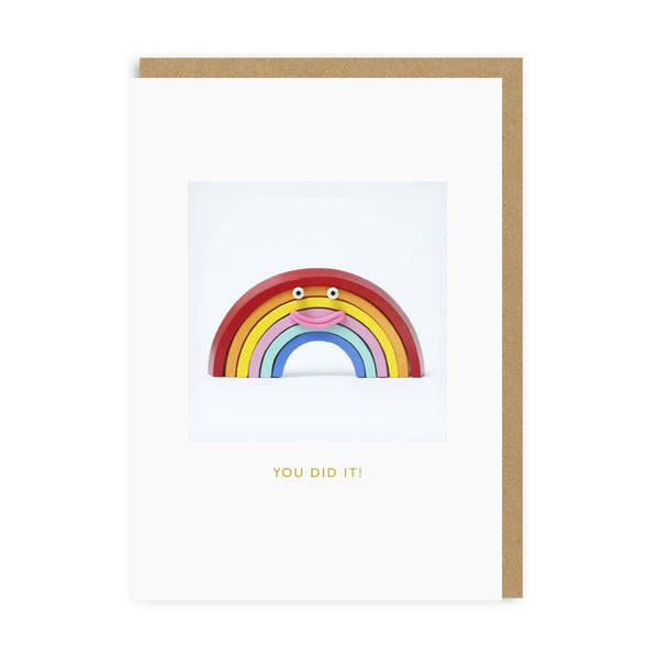 You Did It Rainbow Greeting Card