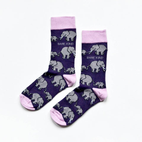 Bamboo Socks - Elephants