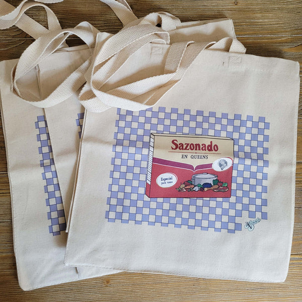 Sazonado En Queens Tote Bag